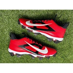 Nike Alpha Menace 4 Shark‎ Red White Football Cleats FN0028-600 Men Size 10